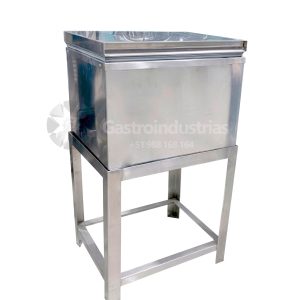 Caja Termica para pollo en acero Inoxidable
