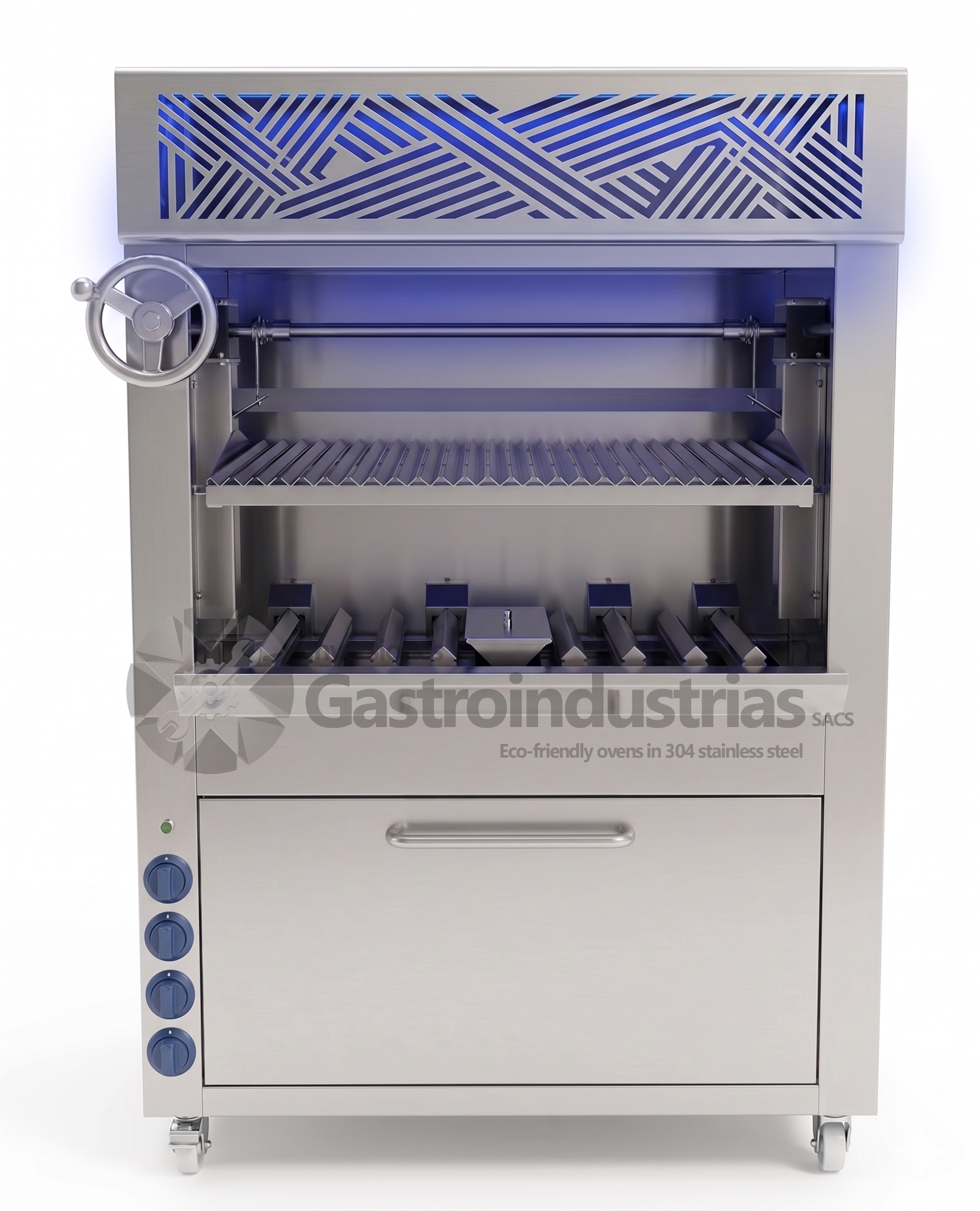 horno parrillero en acero inoxidable gastroindustrias